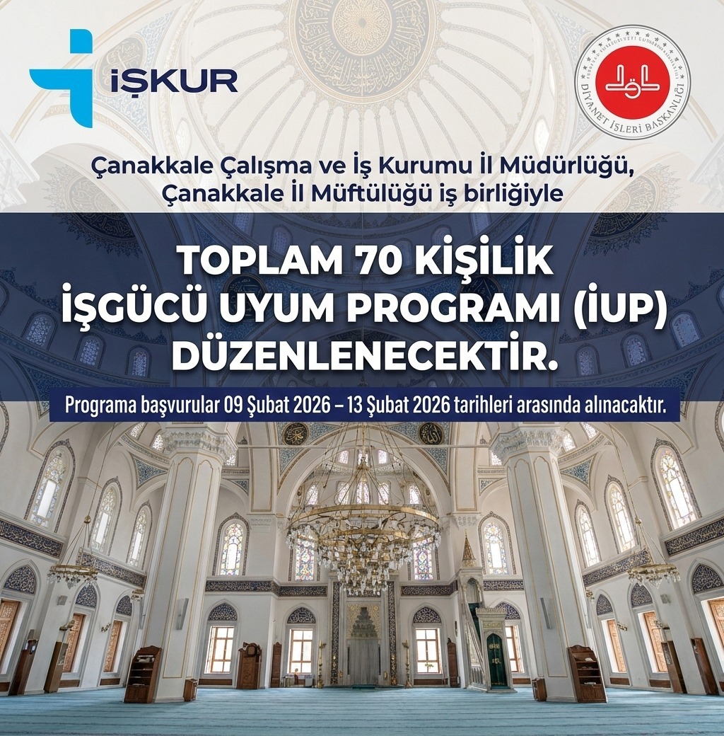 Çanakkale’de İş Arıyanlar Dikkat! Başvurular Sadece 5 Gün Sürecek: Müftülük 70 Personel Alacak