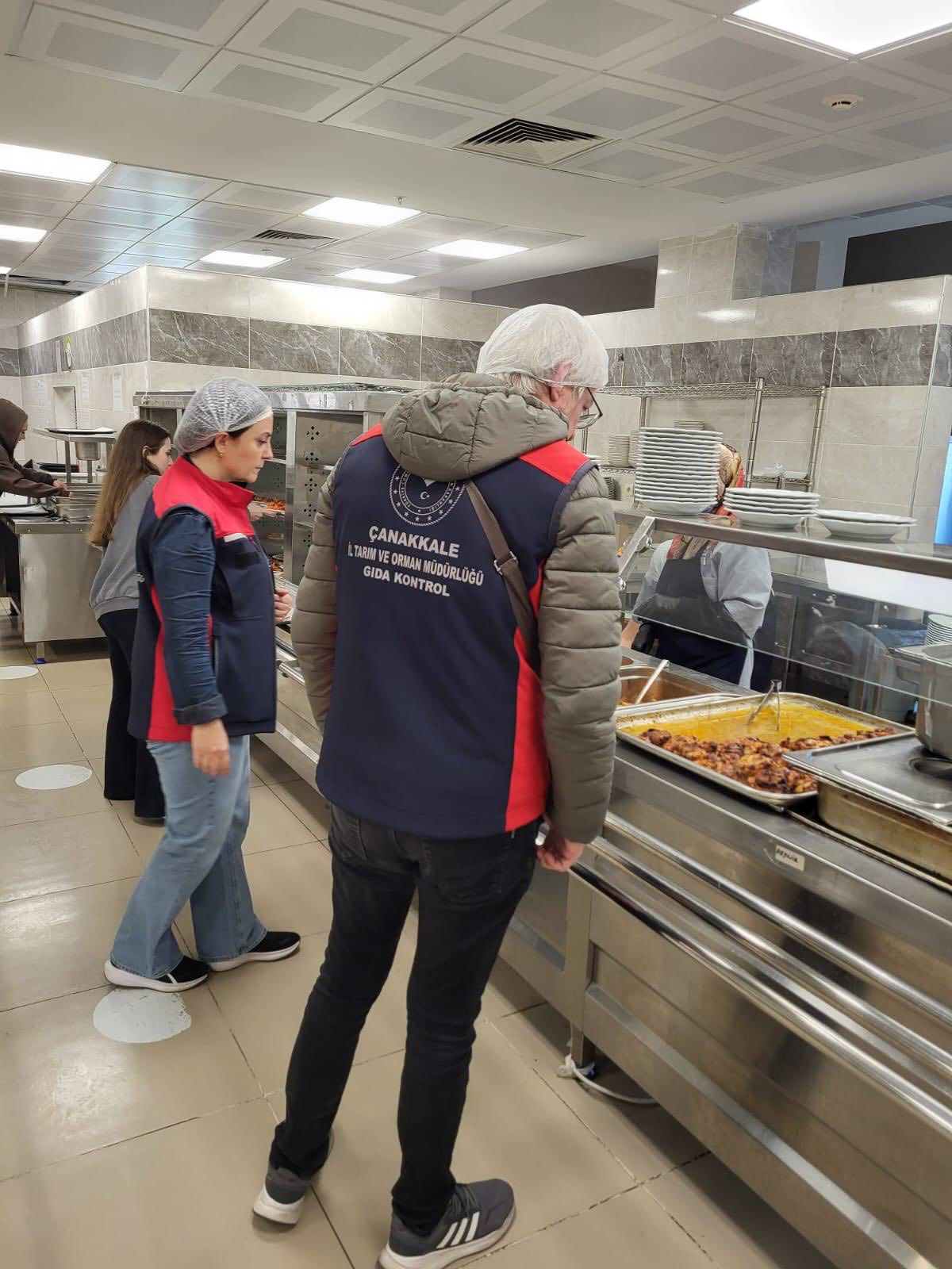 Çanakkale’de Yurt Yemekhanelerine Sıkı Denetim