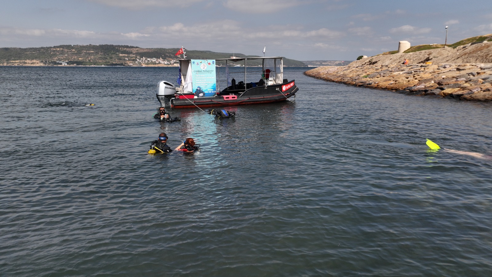 Çanakkale’de Tarihe Saygı İçin Denizin Altına İnecekler